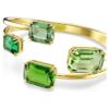 Millenia Bangle Octagon Cut, Green, Gold-Tone Plated Millenia Bangle Octagon Cut, Green, Gold-Tone Plated