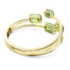 Millenia Bangle Octagon Cut, Green, Gold-Tone Plated Millenia Bangle Octagon Cut, Green, Gold-Tone Plated