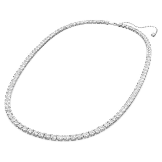 Millenia Belt Square Cut, White, Rhodium Plated Millenia Belt Square Cut, White, Rhodium Plated