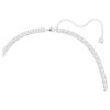 Millenia Belt Square Cut, White, Rhodium Plated Millenia Belt Square Cut, White, Rhodium Plated