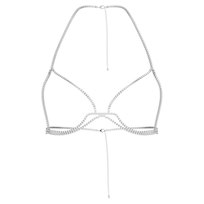 Millenia Body Chain Round Cut, White, Rhodium Plated Millenia Body Chain Round Cut, White, Rhodium Plated