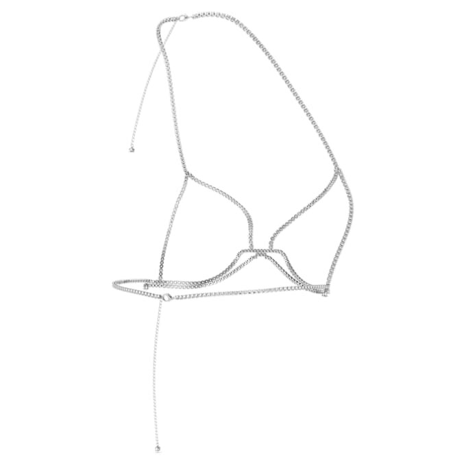 Millenia Body Chain Round Cut, White, Rhodium Plated Millenia Body Chain Round Cut, White, Rhodium Plated