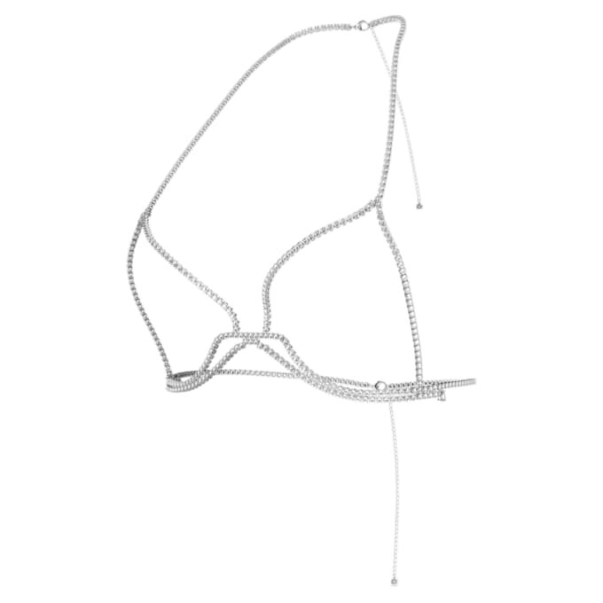 Millenia Body Chain Round Cut, White, Rhodium Plated Millenia Body Chain Round Cut, White, Rhodium Plated