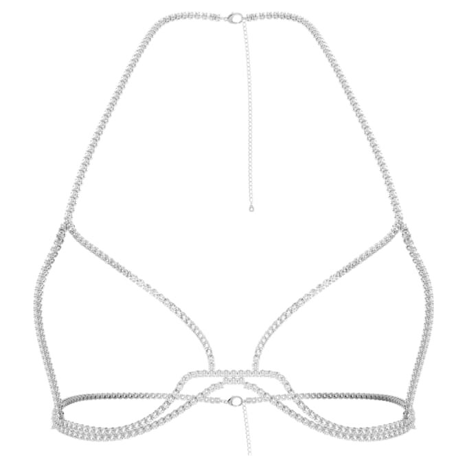 Millenia Body Chain Round Cut, White, Rhodium Plated Millenia Body Chain Round Cut, White, Rhodium Plated
