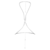 Millenia Body Chain Square Cut, White, Rhodium Plated Millenia Body Chain Square Cut, White, Rhodium Plated