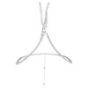 Millenia Body Chain Square Cut, White, Rhodium Plated Millenia Body Chain Square Cut, White, Rhodium Plated