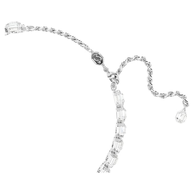 Millenia Choker Octagon Cut, White, Rhodium Plated Millenia Choker Octagon Cut, White, Rhodium Plated