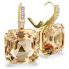 Millenia Drop Earrings Mixed Cuts, Caramel, Gold-Tone Plated Millenia Drop Earrings Mixed Cuts, Caramel, Gold-Tone Plated