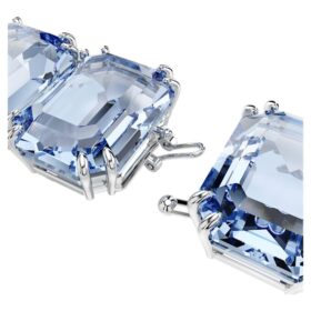 Millenia Extender Octagon Cut, Blue, Rhodium Plated