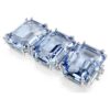 Millenia Extender Octagon Cut, Blue, Rhodium Plated Millenia Extender Octagon Cut, Blue, Rhodium Plated