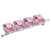 Millenia Extender Octagon Cut, Pink, Rhodium Plated Millenia Extender Octagon Cut, Pink, Rhodium Plated