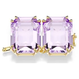 Millenia Extender Octagon Cut, Purple, Gold-Tone Plated