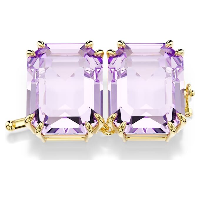 Millenia Extender Octagon Cut, Purple, Gold-Tone Plated Millenia Extender Octagon Cut, Purple, Gold-Tone Plated