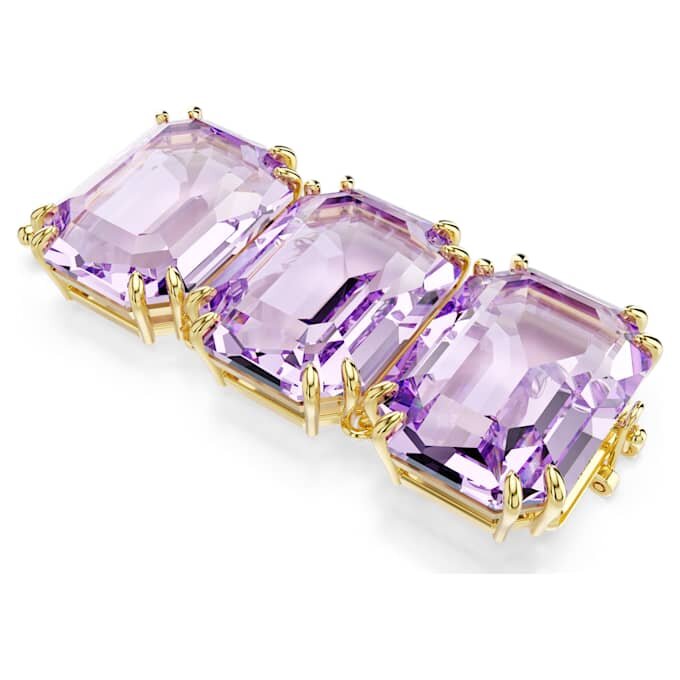 Millenia Extender Octagon Cut, Purple, Gold-Tone Plated Millenia Extender Octagon Cut, Purple, Gold-Tone Plated