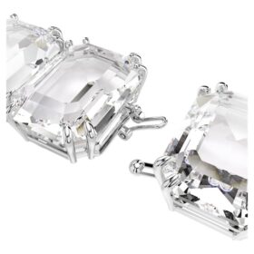 Millenia Extender Octagon Cut, White, Rhodium Plated