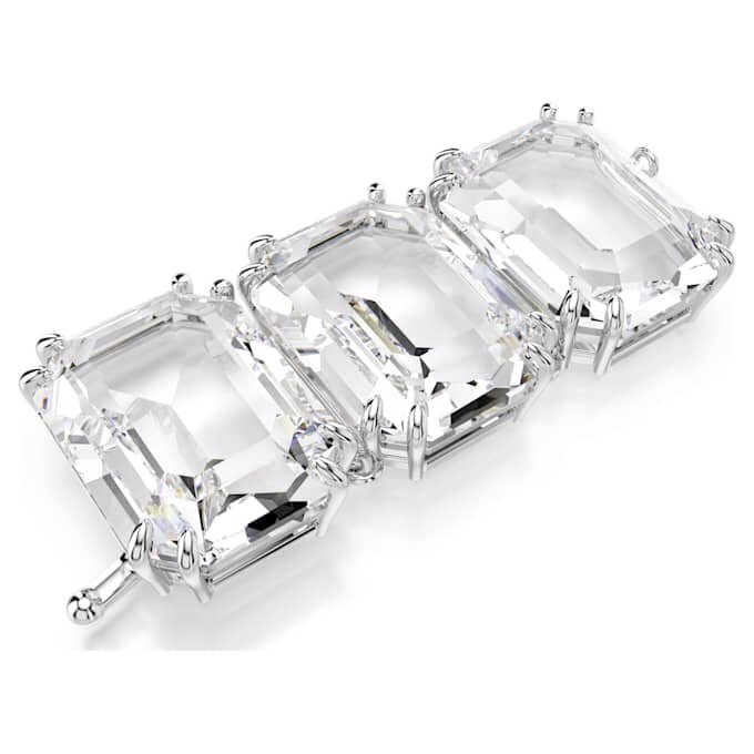 Millenia Extender Octagon Cut, White, Rhodium Plated Millenia Extender Octagon Cut, White, Rhodium Plated