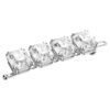 Millenia Extender Octagon Cut, White, Rhodium Plated Millenia Extender Octagon Cut, White, Rhodium Plated