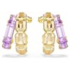 Millenia Hoop Earrings Mixed Cuts, Multicolored, Gold-Tone Plated