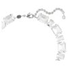 Millenia Necklace Mixed Cuts, White, Rhodium Plated Millenia Necklace Mixed Cuts, White, Rhodium Plated