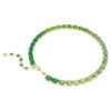 Millenia Necklace Octagon Cut, Color Gradient, Green, Gold-Tone Plated Millenia Necklace Octagon Cut, Color Gradient, Green, Gold-Tone Plated