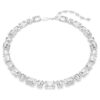 Millenia Necklace Octagon Cut, White, Rhodium Plated Millenia Necklace Octagon Cut, White, Rhodium Plated