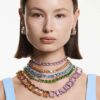 Millenia Choker Octagon Cut, Purple, Gold-Tone Plated Millenia Choker Octagon Cut, Purple, Gold-Tone Plated