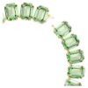 Millenia Necklace Oversized Crystals, Octagon Cut, Green, Gold-Tone Plated Millenia Necklace Oversized Crystals, Octagon Cut, Green, Gold-Tone Plated