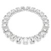Millenia Necklace Oversized Crystals, Octagon Cut, White, Rhodium Plated Millenia Necklace Oversized Crystals, Octagon Cut, White, Rhodium Plated