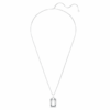 Millenia Pendant Octagon Cut, White, Rhodium Plated Millenia Pendant Octagon Cut, White, Rhodium Plated
