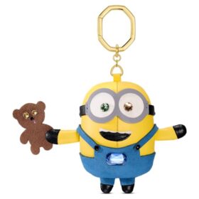 Minions Bag Charm Multicolored, Gold-Tone Plated