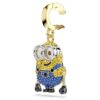 Minions Bob Charm Pavé, Multicolored, Gold-Tone Plated Minions Bob Charm Pavé, Multicolored, Gold-Tone Plated