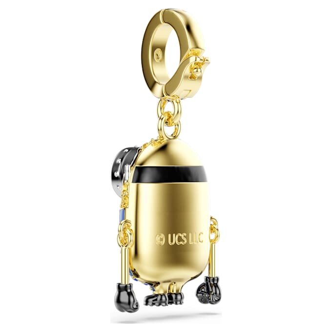 Minions Bob Charm Pavé, Multicolored, Gold-Tone Plated Minions Bob Charm Pavé, Multicolored, Gold-Tone Plated