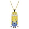 Minions Kevin Pendant Pavé, Multicolored, Gold-Tone Plated Minions Kevin Pendant Pavé, Multicolored, Gold-Tone Plated