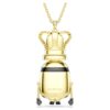 Minions King Bob Pendant Pavé, Multicolored, Gold-Tone Plated Minions King Bob Pendant Pavé, Multicolored, Gold-Tone Plated
