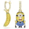 Minions Stuart and Banana Drop Earrings Pavé, Mini, Multicolored, Gold-Tone Plated Minions Stuart and Banana Drop Earrings Pavé, Mini, Multicolored, Gold-Tone Plated