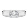 Octagon Band Ring Lab-Grown Diamonds 1.0 Ct Tw, Octagon Shape, 14K White Gold Octagon Band Ring Lab-Grown Diamonds 1.0 Ct Tw, Octagon Shape, 14K White Gold