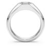 Octagon Band Ring Lab-Grown Diamonds 1.0 Ct Tw, Octagon Shape, 14K White Gold Octagon Band Ring Lab-Grown Diamonds 1.0 Ct Tw, Octagon Shape, 14K White Gold