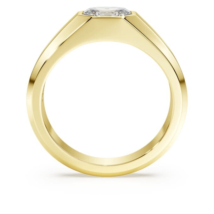 Octagon Band Ring Lab-Grown Diamonds 1.0 Ct Tw, Octagon Shape, 14K Yellow Gold Octagon Band Ring Lab-Grown Diamonds 1.0 Ct Tw, Octagon Shape, 14K Yellow Gold
