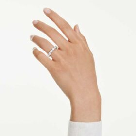 Octagon Band Ring Lab-Grown Diamonds 2.4 Ct Tw, Octagon Shape, 14K White Gold