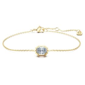 Octagon Bracelet Lab-Grown Diamonds 0.5 Ct Tw, Octagon Shape, 14K Yellow Gold