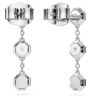 Octagon Drop Earrings Lab-Grown Diamonds 0.6 Ct Tw, Round Shape, Sterling Silver Octagon Drop Earrings Lab-Grown Diamonds 0.6 Ct Tw, Round Shape, Sterling Silver