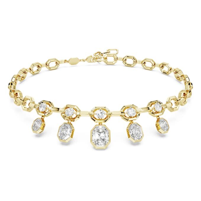 Octagon Necklace Lab-Grown Diamonds 12.56 Ct Tw, Mixed Shapes, 18K Yellow Gold Octagon Necklace Lab-Grown Diamonds 12.56 Ct Tw, Mixed Shapes, 18K Yellow Gold