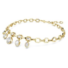 Octagon Necklace Lab-Grown Diamonds 12.56 Ct Tw, Mixed Shapes, 18K Yellow Gold