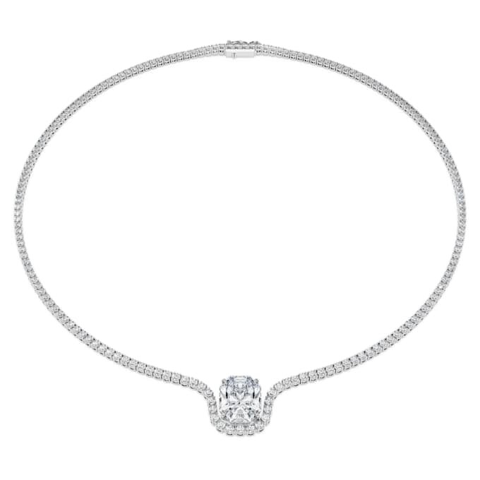 Octagon Necklace Lab-Grown Diamonds 12.86 Ct Tw, Octagon Shape, 18K White Gold Octagon Necklace Lab-Grown Diamonds 12.86 Ct Tw, Octagon Shape, 18K White Gold