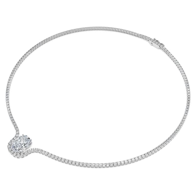 Octagon Necklace Lab-Grown Diamonds 12.86 Ct Tw, Octagon Shape, 18K White Gold Octagon Necklace Lab-Grown Diamonds 12.86 Ct Tw, Octagon Shape, 18K White Gold