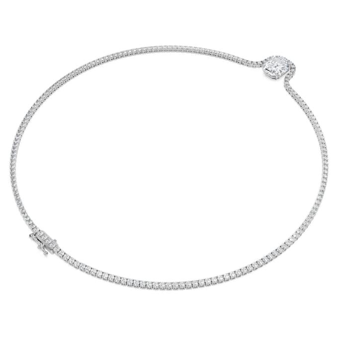 Octagon Necklace Lab-Grown Diamonds 12.86 Ct Tw, Octagon Shape, 18K White Gold Octagon Necklace Lab-Grown Diamonds 12.86 Ct Tw, Octagon Shape, 18K White Gold
