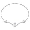 Octagon Necklace Lab-Grown Diamonds 19.90 Ct Tw, Octagon Shape, 18K White Gold Octagon Necklace Lab-Grown Diamonds 19.90 Ct Tw, Octagon Shape, 18K White Gold