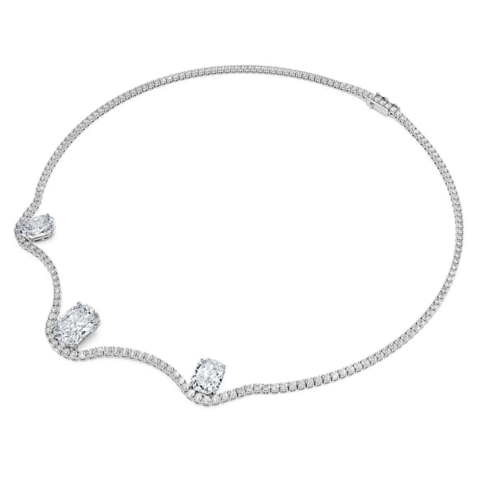 Octagon Necklace Lab-Grown Diamonds 19.90 Ct Tw, Octagon Shape, 18K White Gold Octagon Necklace Lab-Grown Diamonds 19.90 Ct Tw, Octagon Shape, 18K White Gold