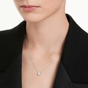 Octagon Pendant Lab-Grown Diamonds 0.5 Ct Tw, Octagon Shape, 14K White Gold Octagon Pendant Lab-Grown Diamonds 0.5 Ct Tw, Octagon Shape, 14K White Gold