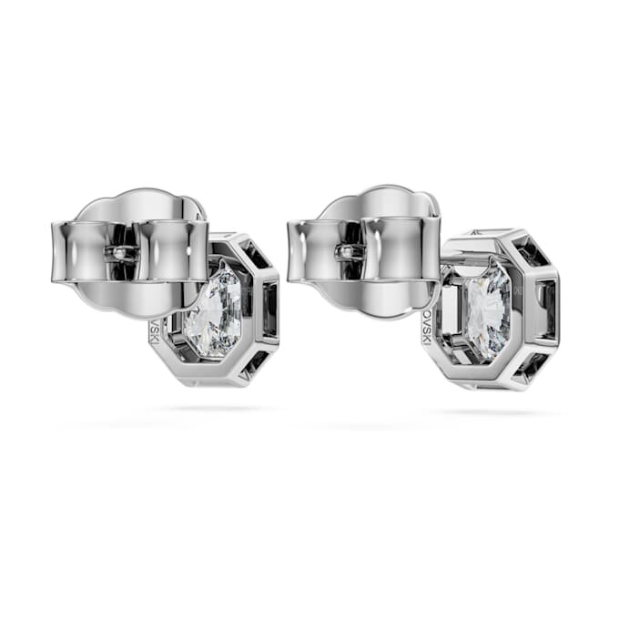 Octagon Stud Earrings Lab-Grown Diamonds 1.0 Ct Tw, Octagon Shape, 14K White Gold Octagon Stud Earrings Lab-Grown Diamonds 1.0 Ct Tw, Octagon Shape, 14K White Gold